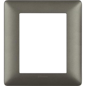 Placca 6 posti (3+3) Iron Matix AM4826MIR