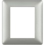 Placca 6 posti (3+3) Silver Matix AM4826MSL