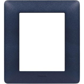 Placca 6 posti (3+3) Blu Mercurio Matix AM4826TBM