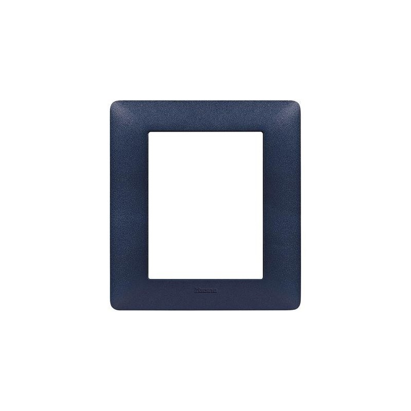 Placca 6 posti (3+3) Blu Mercurio Matix AM4826TBM