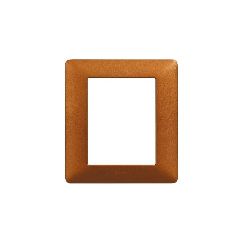 Placca 6 posti (3+3) Rosso Terra Matix AM4826TRT