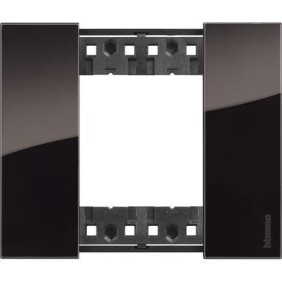 Placca Notte Bticino Living Now due posti Tecnopolimero KA4802DG