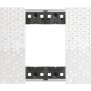 Placca Pixel Bticino Living Now due posti Tecnopolimero KA4802MW
