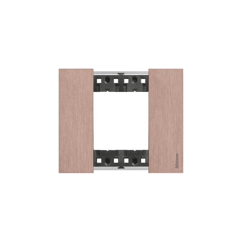 Placca Rame Bticino Living Now due posti Zama KA4802ZM