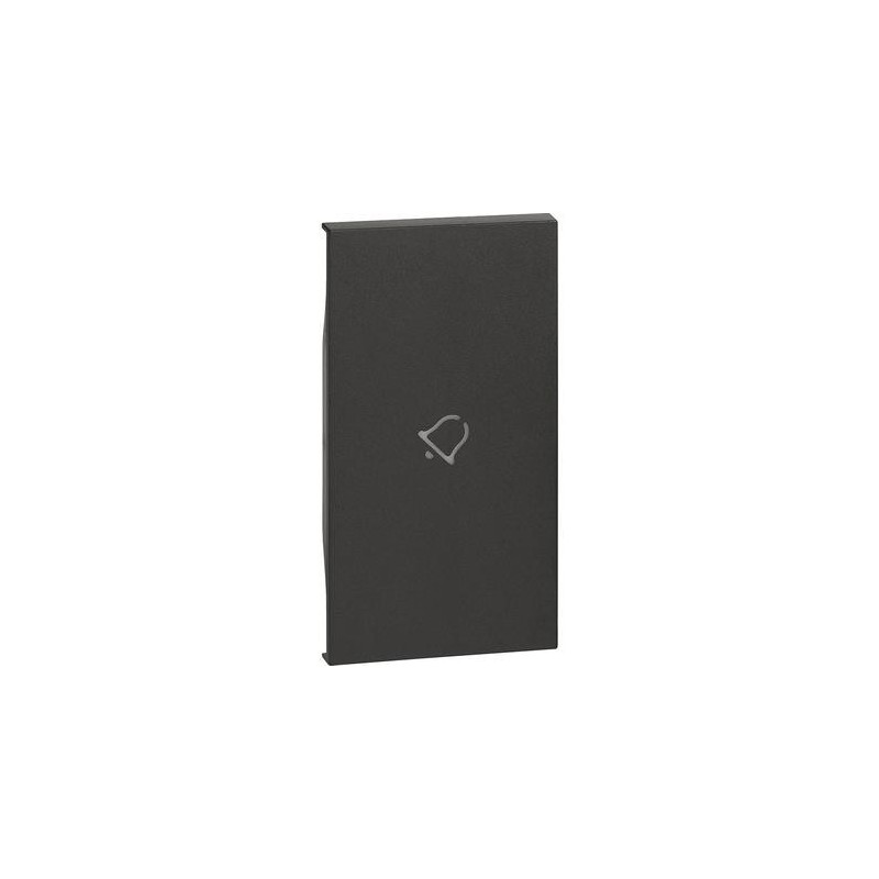 Cover con Simbolo Campanello Nero Bticino Living Now KG01M2D