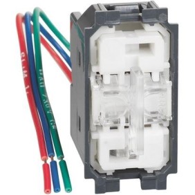 Commutatore per Hotel a Doppio Tasto I/O/I Bticino Living Now K4027H