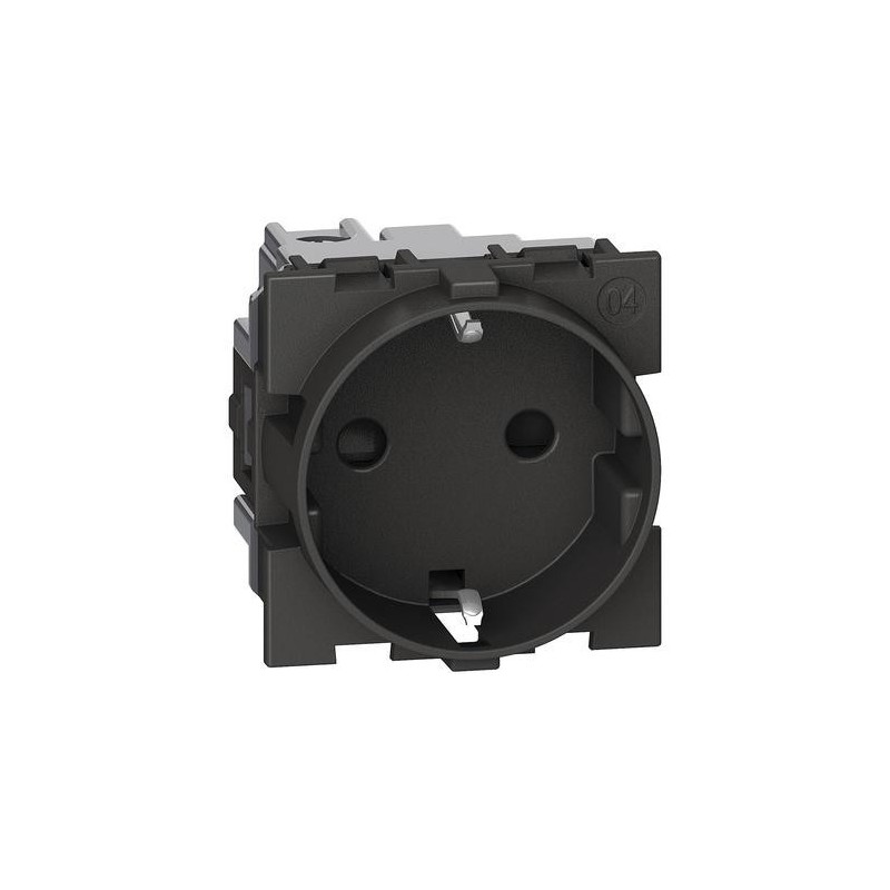 Presa 2P+T 16A Standard Tedesco Nero Bticino Living Now KG4141
