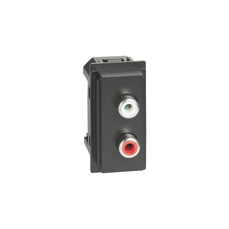 Modulo RCA Audio Nero Bticino Living Now KG4269R