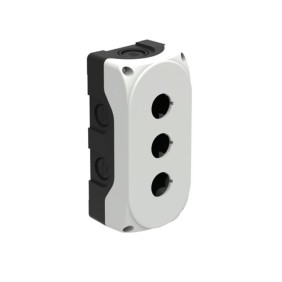 Contenitore per 3 operatori e segnalatori Lovato coperchio grigio LPZP3A8