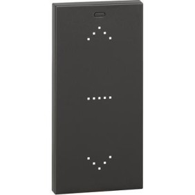 Comando Touch FULL Tre Funzioni Nero Bticino Living Now KG8011