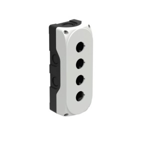 Contenitore per 4 operatori e segnalatori Lovato coperchio grigio LPZP4A8