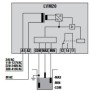 Rele' di livello monotensione a ripristino automatico Lovato LVM20A240 schema elettrico