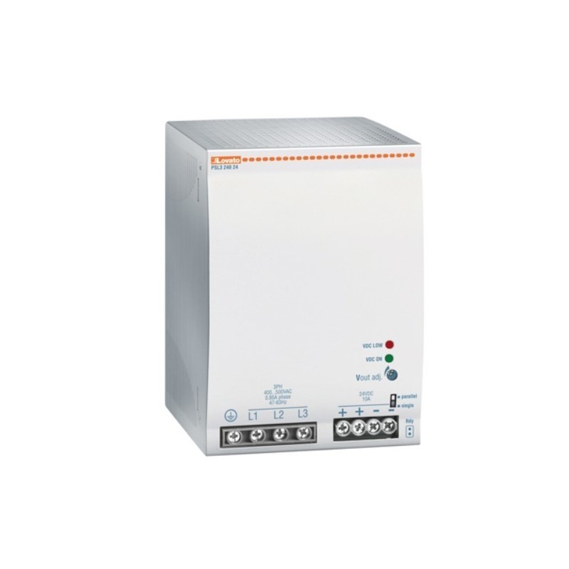 Alimentatore Switching trifase uscita 24VDC 10A 240W LOVATO PSL112024