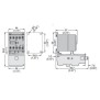 Rele' protezione motore sensibile alla mancanza di fase 0,6-1A Lovato 11RF91 dimensioni