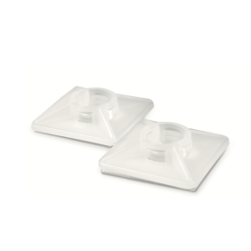 Basette Adesive di Ancoraggio 19x19Mm 100Pz Etelec BB19194