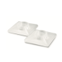 Basette Adesive di Ancoraggio 19x19Mm 100Pz Etelec BB19194