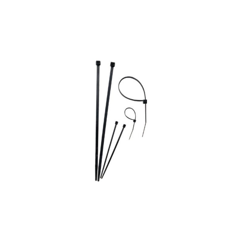 Fascetta nera 380x4,5 Cf. 100 Pezzi