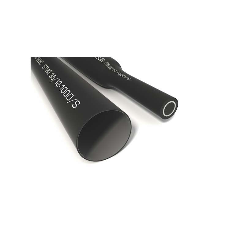 Guaina Termorestringente 16/5mm Nera con Sigillante 1Mt Etelec GT31016