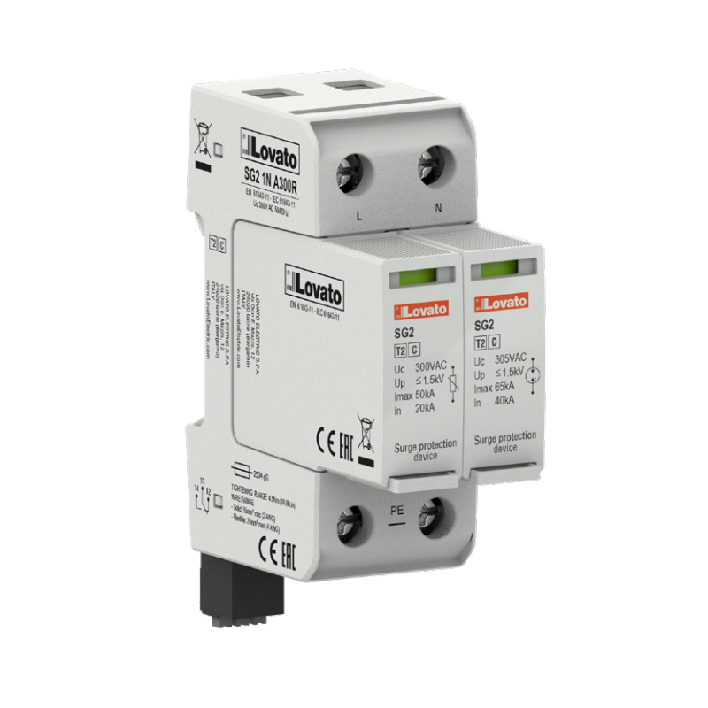 Scaricatore di Sovratensione di Tipo 2 Lovato SG21NA300