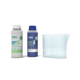 Gel Siliconico Bicomponente Riaccessibile in Flaconi 1Lt Etelec RE0100