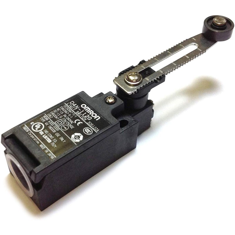 Finecorsa a scatto 1NA+1NC con azionatore a leva regolabile Omron D4N112G