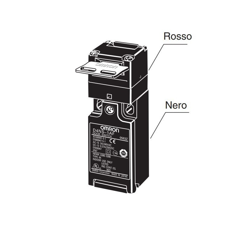 Chiave per montaggio orizzontale dei finecorsa D4NS Omron  D4DSK1