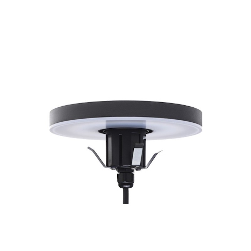 Lampione da Palo Led 4000K° Nero Testurizzato Coled TP Mareco 1062182N