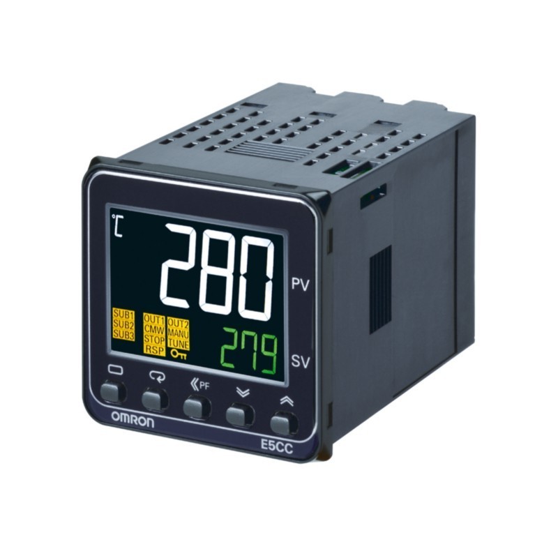 Termoregolatore Omron 48x48 mm 24V AC/DC 2 Display E5CCRX2DBM000