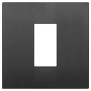 Placca Vimar Arkè 1 modulo colore nero tecnopolimero 19641.71