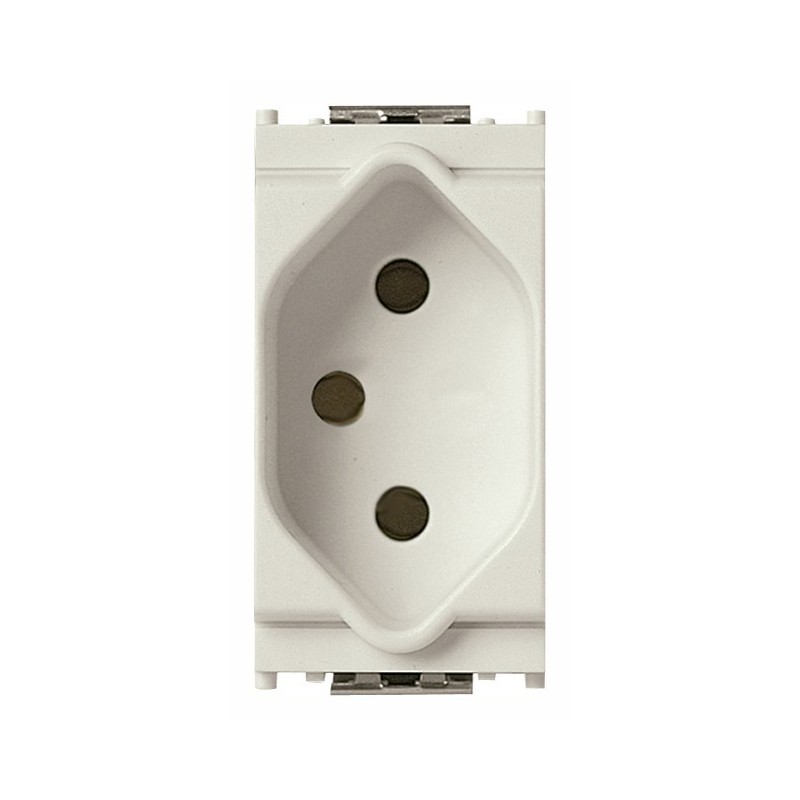 Presa 2P+T 10A svizzero tipo 13 bianco Vimar 16226.B