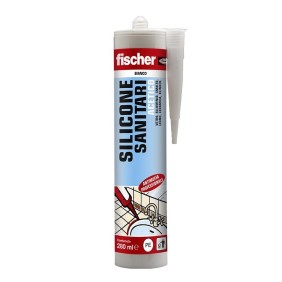 Silicone trasparente a base acetica per l'impiego in ambienti sanitari Fischer SAS TR