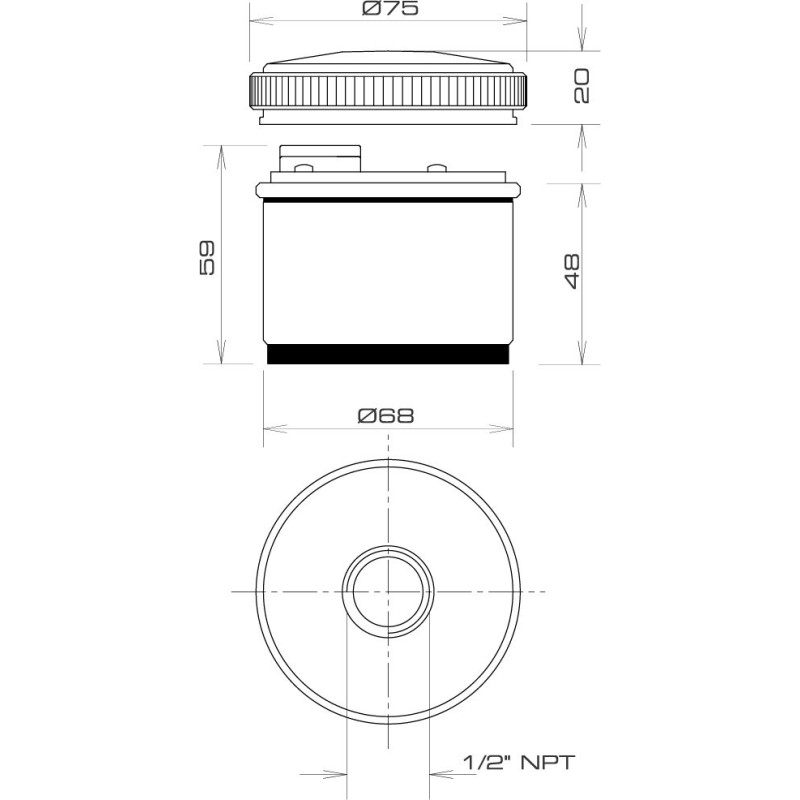Base di Cablaggio con Cappello 12/240V Sirena 27700| Emmebistore.com