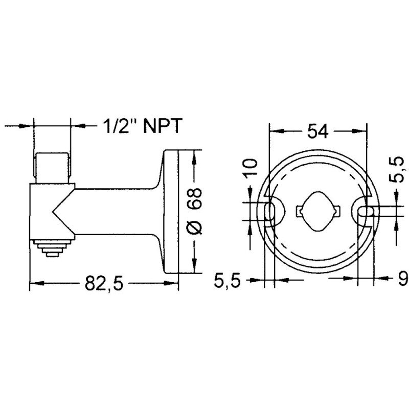 Base di Cablaggio a Parete TWS Sirena 27762