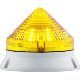 Segnalatore Luminoso Giallo 24/240V CTL Sirena 33575