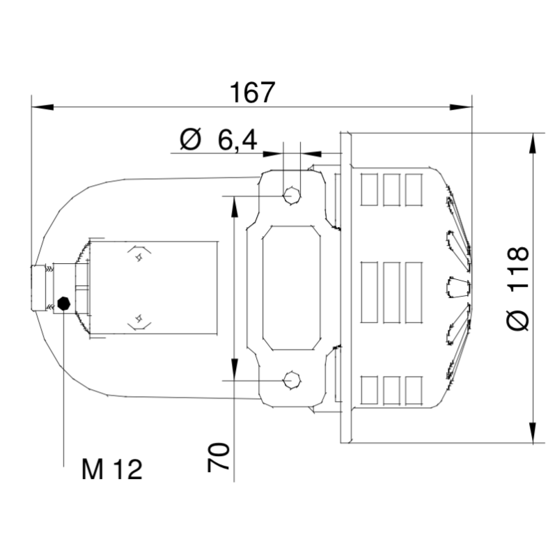 Sirena Elettromeccanica Celere 110V Sirena 42023