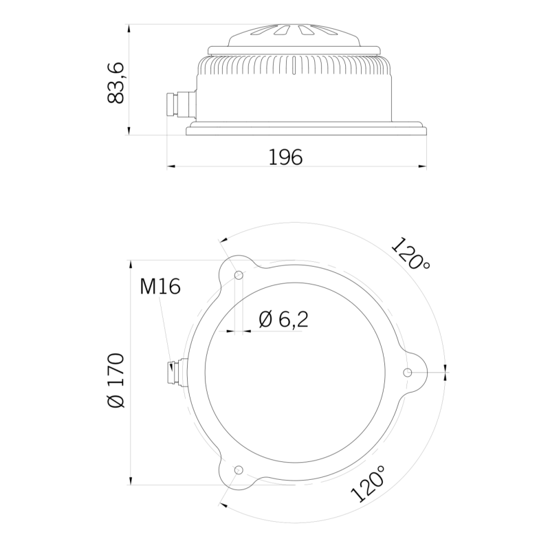 Avvisatore Acustico Elettromeccanico 24V Sirena 42253