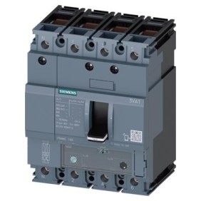 Interruttore automatico scatolato 4 poli 80A 25kA Siemens SIE 3VA11803GF460AA0