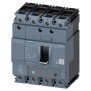 Interruttore automatico scatolato 4 poli 80A 25kA Siemens SIE 3VA11803GF460AA0