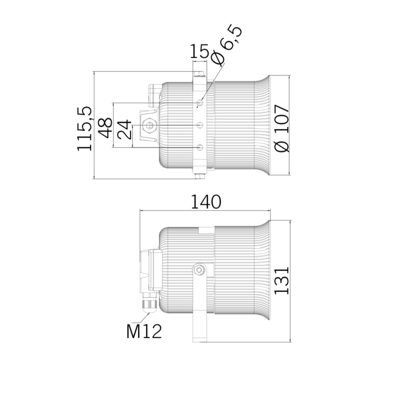 Sirena Elettronica a Cinque Suoni 12/24V Sirena 50401