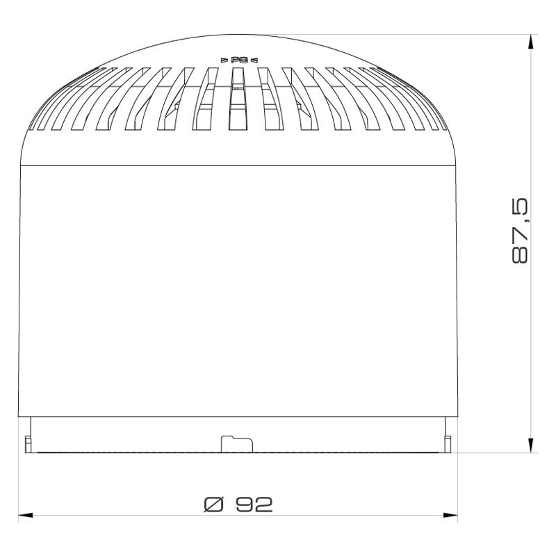 Modulo Sirena e Led SIR-E LED Max Rosso M-Line Sirena 90563