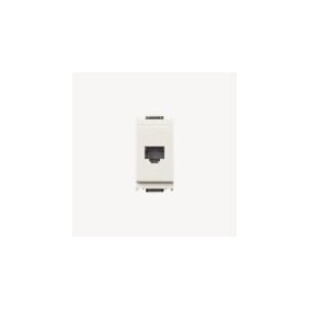 Presa RJ45 88 morsetti a vite Bianco Serie Civili Vimar Idea 16337.B