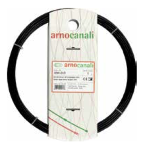 Sonda Passacavo in Nylon Diametro 4mm Mt.15 Nero Arnocanali ANF4.015