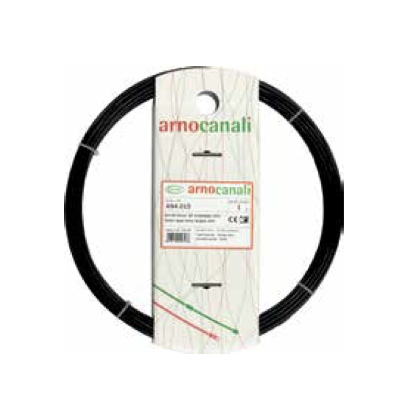 Sonda Passacavo in Nylon Diametro 4mm Mt.15 Nero Arnocanali ANF4.015