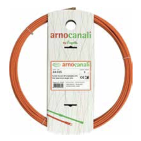 Sonda Passacavo in Acciaio Diametro 4mm Mt.15 Arancio Arnocanali A4.015