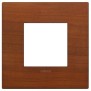 Placca Classic 2 Moduli Legno Naturale Ciliegio 19642.42