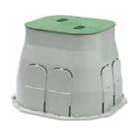 Pozzetto Carrabile 168x168x210mm con Coperchio Verde Arnocanali PB2020V