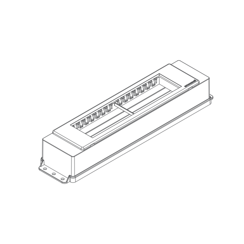 Modulo Elettrificabile 8 Posti Bianco Evomod Arnocanali SPA08.3