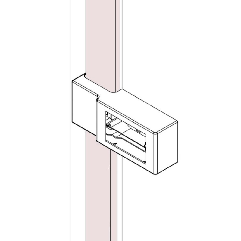 Scatola Mirror 3 Moduli Bianco Wing Arnocanali 8889