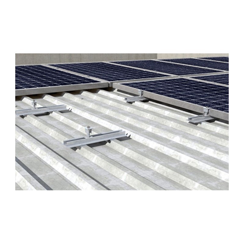 Profilo in Alluminio per Pannelli Fotovoltaici Fischer Solar-flat P400