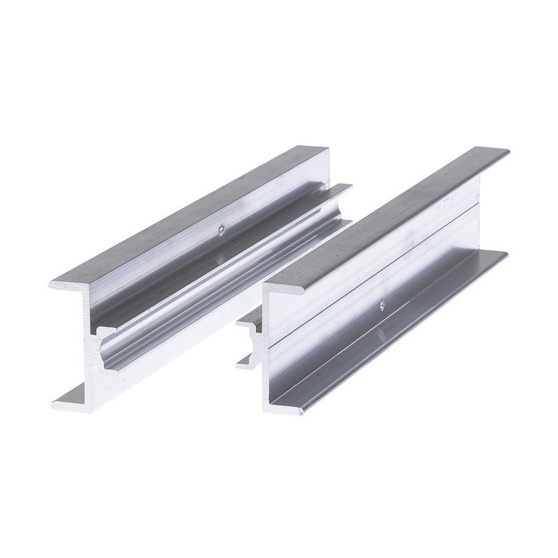 Giunto di Collegamento in Alluminio per Due Profili Solar Fischer CPN AL